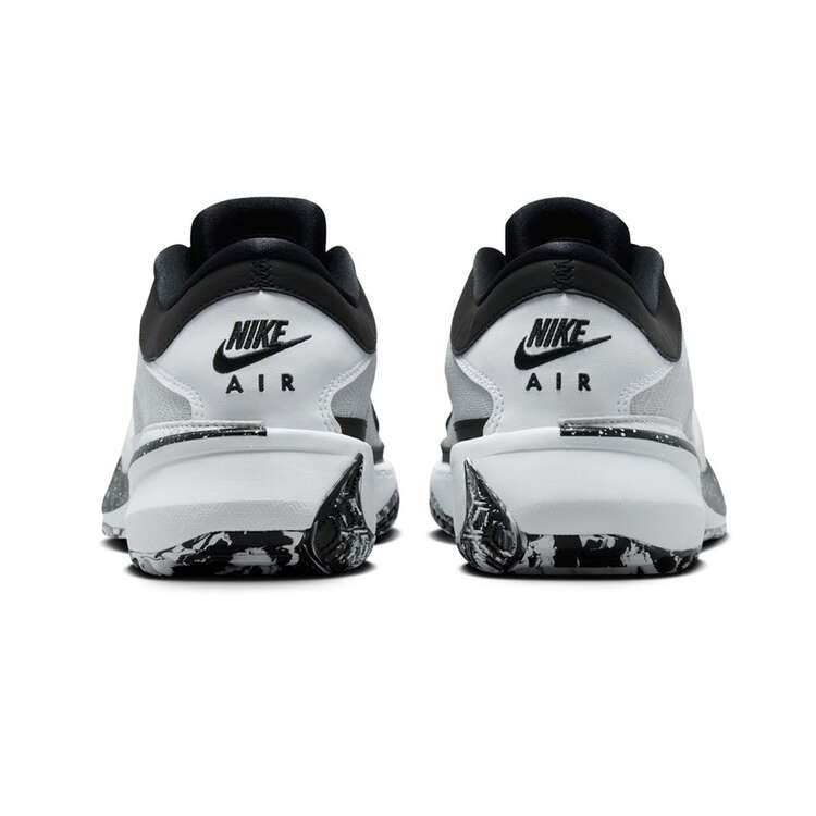 Nike Zoom Freak 5 Oreo Basketball Shoes, White/Black, rebel_hi-res
