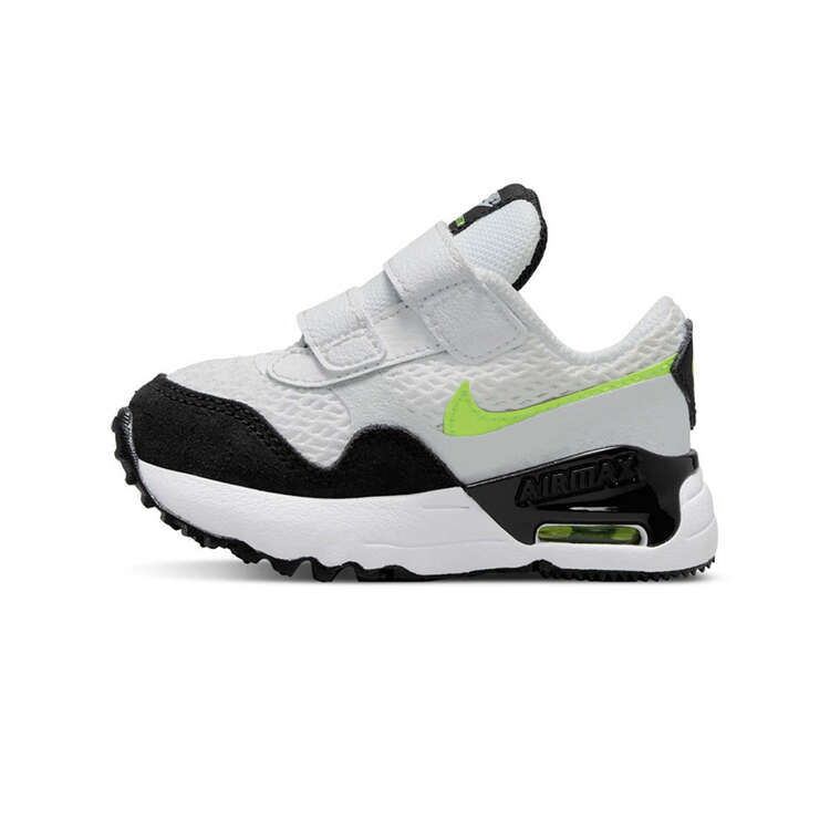 Forsømme Multiplikation Krav Nike Air Max System Toddlers Shoes White/Black US 6 | Rebel Sport