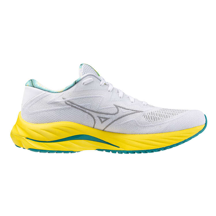 Mizuno Wave Rider 27 SSW The Journey Mens Running Shoes, White/Gold, rebel_hi-res