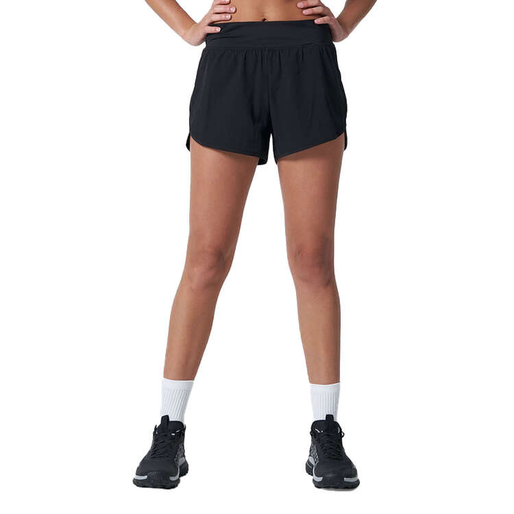 Ell/Voo Womens Essentials Shorts, Black, rebel_hi-res