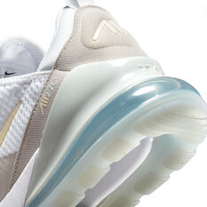 Nike Air Max 270 Essential Womens Casual Shoes, White/Grey, rebel_hi-res
