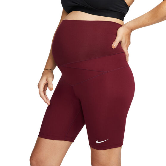 Nike Womens Dri-FIT One Maternity 7 Inch Tights, Purple, rebel_hi-res
