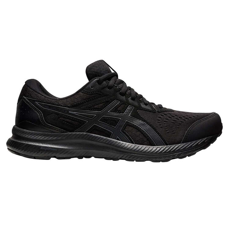 Asics GEL Contend 8 Mens Running Shoes Black US 7, Black, rebel_hi-res