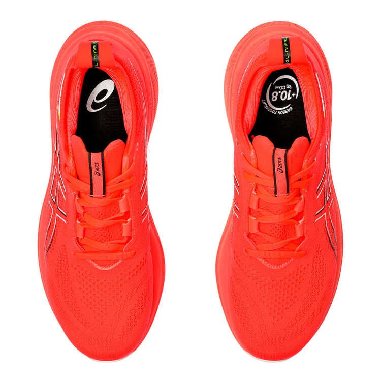 Asics GEL Nimbus 26 Mens Running Shoes, Red/Black, rebel_hi-res