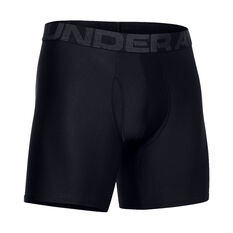Under Armour Mens Tech 6in Underwear Black XS, Black, rebel_hi-res
