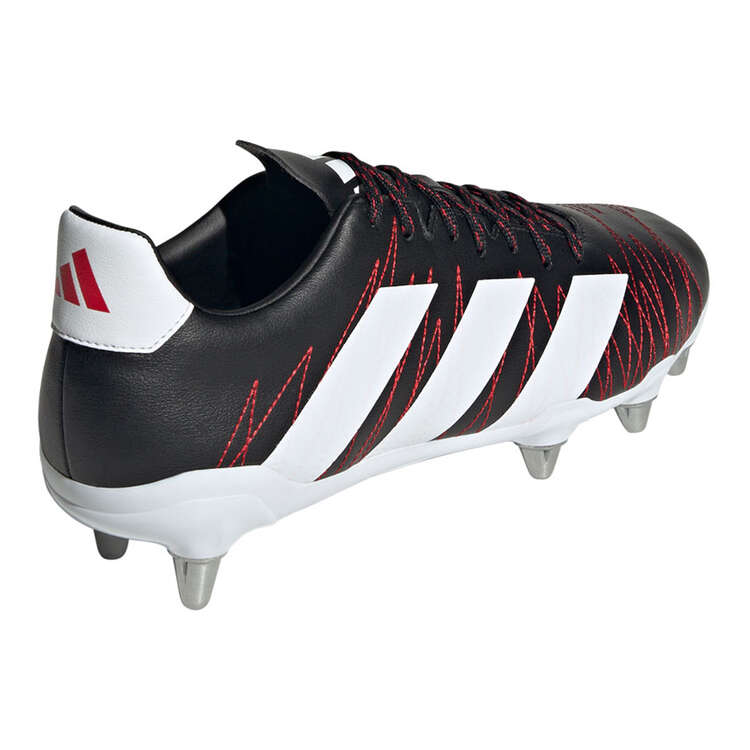 adidas Kakari Rugby Boots, Black/White, rebel_hi-res