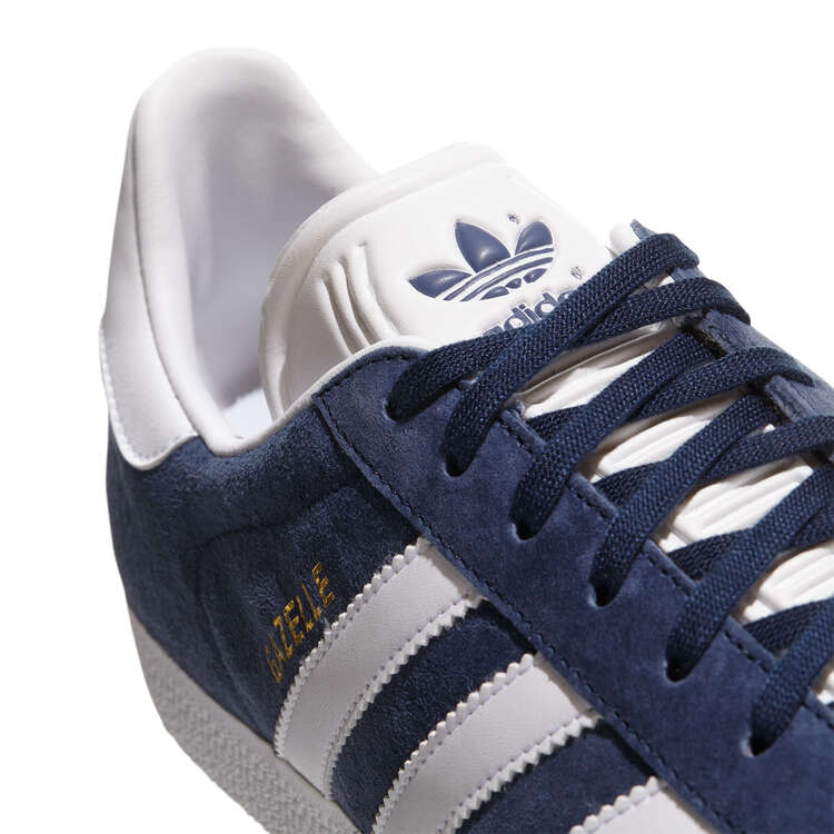 adidas Originals Gazelle Casual Shoes, Blue/White, rebel_hi-res