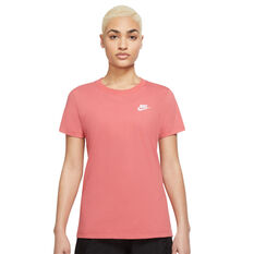 Nike Womens Sportswear Club Tee Pink XS, Pink, rebel_hi-res