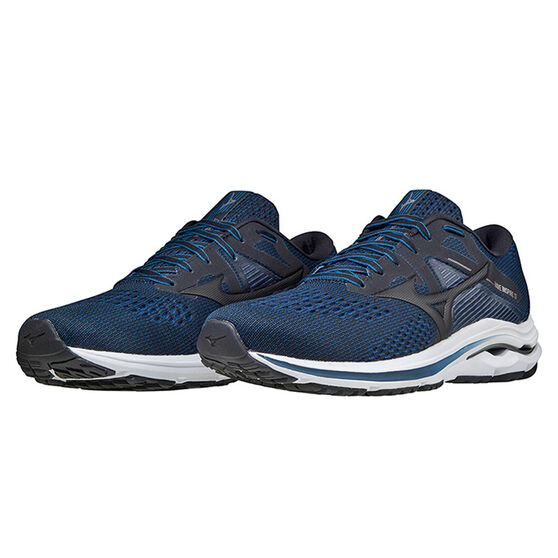 Mizuno Wave Inspire 17 Mens Running Shoes, Black/Blue, rebel_hi-res