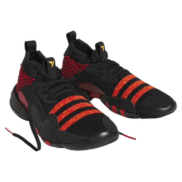 adidas Trae Young 2 Basketball Shoes, Black/Red, rebel_hi-res