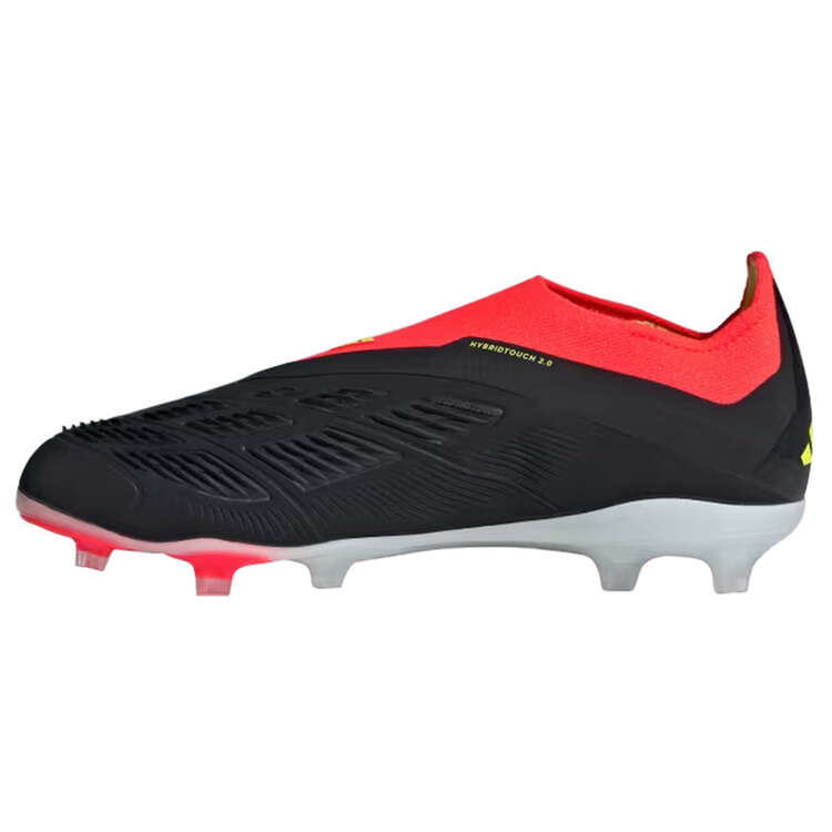 adidas Predator Elite Laceless Kids Football Boots Black/White US 1, Black/White, rebel_hi-res