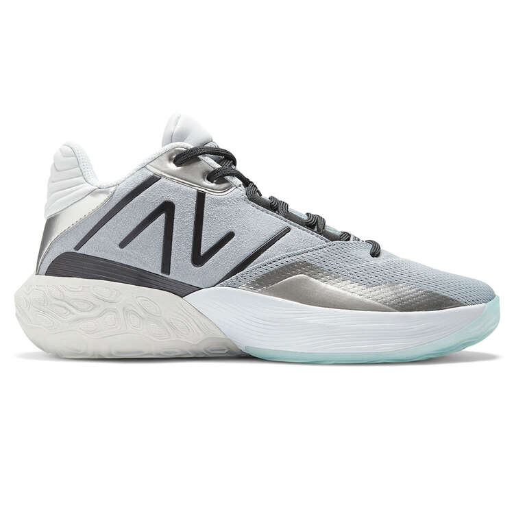 New Balance TWO WXY V4 Steel Basketball Shoes Grey/White US Mens 7 / Womens 8.5, Grey/White, rebel_hi-res
