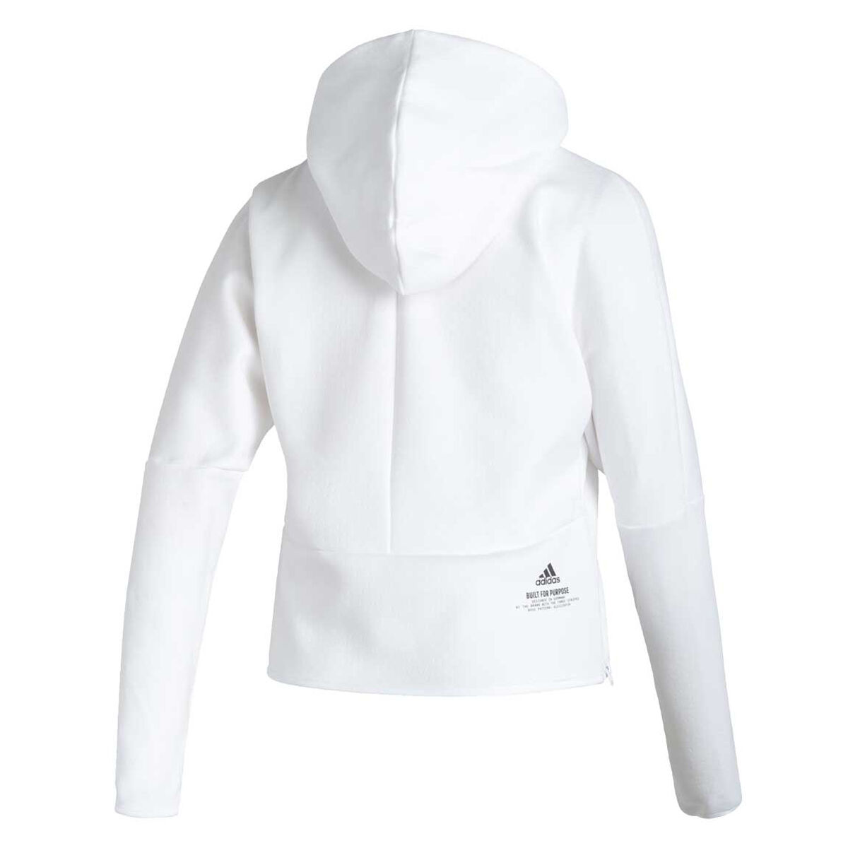 ladies white adidas hoodie