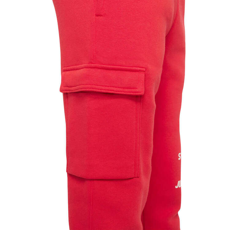 Nike Boys Sportswear Standard Issue Fleece Cargo Pants, Red, rebel_hi-res