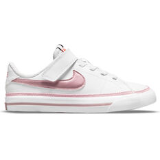 Nike Court Legacy PS Kids Casual Shoes White/Pink US 11, White/Pink, rebel_hi-res