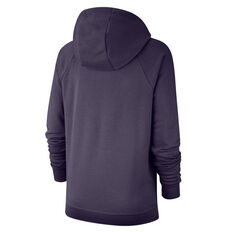 Nike Womens Sportswear Essential Fleece Pullover Hoodie Purple XS, Purple, rebel_hi-res
