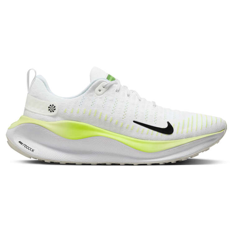 Nike InfinityRN 4 Mens Running Shoes, White/Yellow, rebel_hi-res