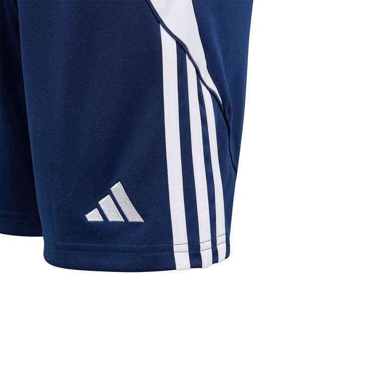 adidas Kids Tiro 24 Football Shorts, Navy/White, rebel_hi-res