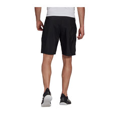 adidas Mens Club Tennis 3-Stripes Shorts Black S, Black, rebel_hi-res