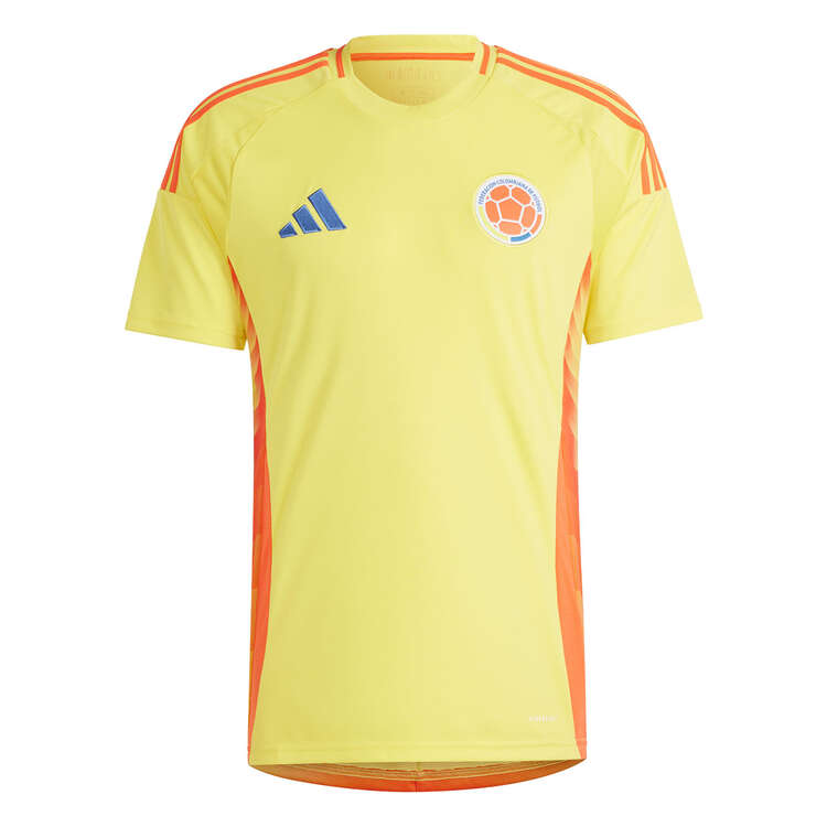 Colombia 2024/25 Home Jersey Yellow S, Yellow, rebel_hi-res