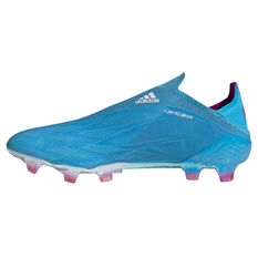 adidas X Speedflow + Football Boots Blue/Pink US Mens 7 / Womens 8, Blue/Pink, rebel_hi-res