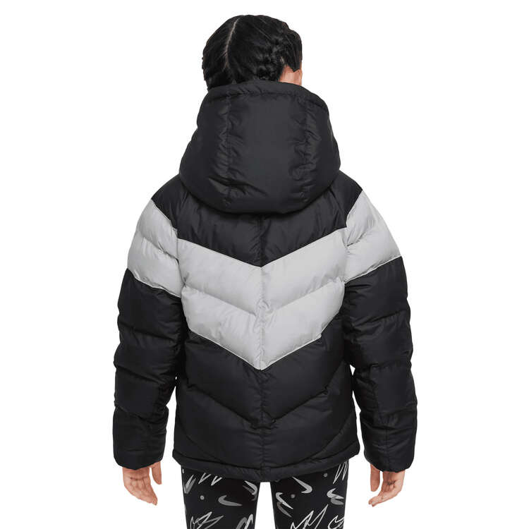 Nike Kids Sportswear Synthetic Fill Hooded Jacket, Black, rebel_hi-res