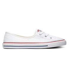 Converse Chuck Taylor All Star Ballet Lace Womens Casual Shoes White / Navy US 5, White / Navy, rebel_hi-res