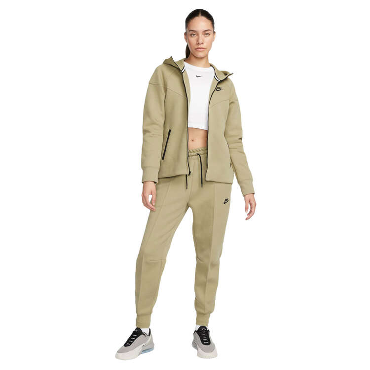 Nike Womens Sportswear Tech Fleece Windrunner, Olive, rebel_hi-res