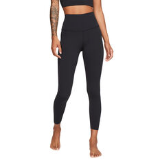Nike Yoga Womens Luxe Tights Black/Grey XS, Black/Grey, rebel_hi-res