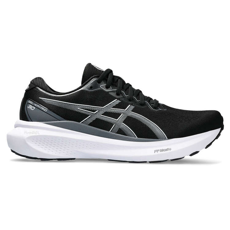 Asics GEL Kayano 30 2E Mens Running Shoes Black/Grey US 7, Black/Grey, rebel_hi-res
