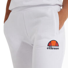 Ellesse Womens Queenstown Jog Pants, White, rebel_hi-res