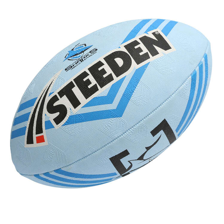 Steeden NRL Cronulla-Sutherland Sharks Supporter Ball Size 5, , rebel_hi-res