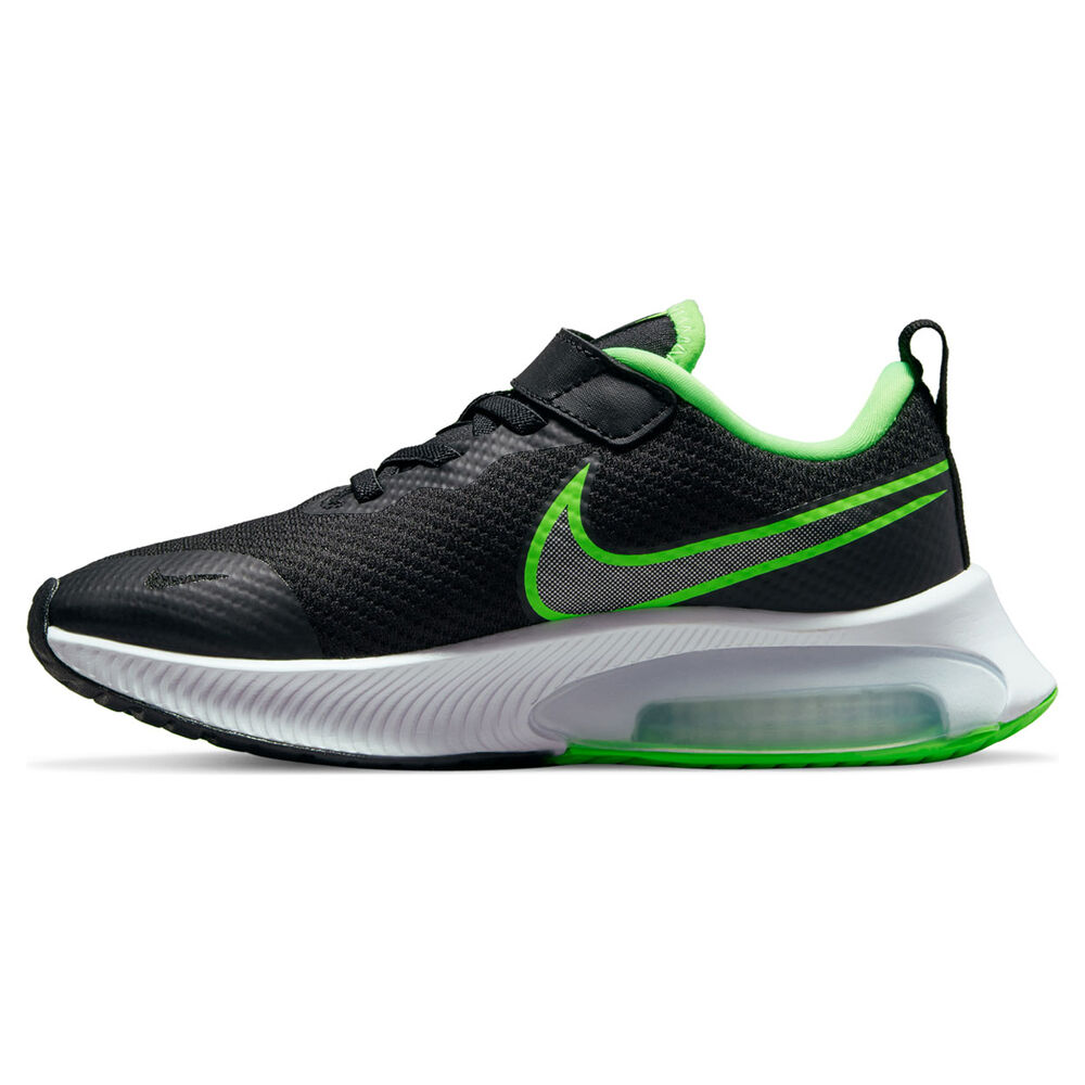 Nike Air Zoom Arcadia Kids Running Shoes Black/Green US 12 | Rebel Sport