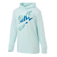 Nike Junior Boys Sportswear Club Camo Hooded Long Sleeve Tee., , rebel_hi-res