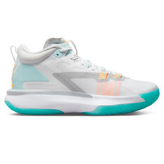 Jordan Zion 1 Basketball Shoes, White, rebel_hi-res