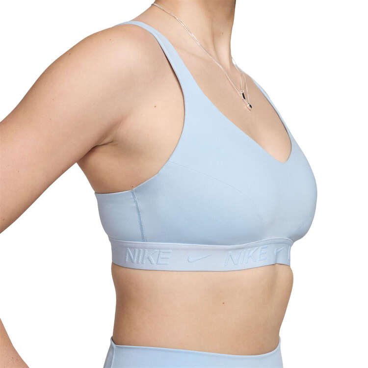 Nike Womens Indy High Support Padded Sports Bra Blue XS, Blue, rebel_hi-res