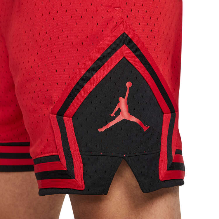 Jordan Mens Dri-FIT Air Diamond Shorts Red/Black XL, Red/Black, rebel_hi-res