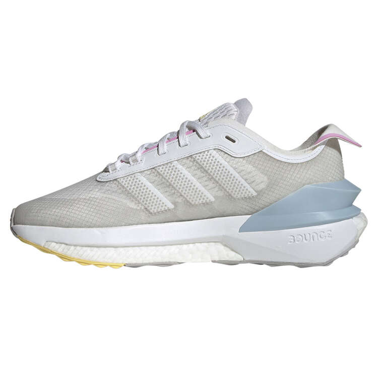 adidas AVRYN Womens Casual Shoes, Silver/Blue, rebel_hi-res
