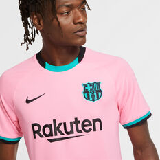 FC Barcelona 2020/21 Mens 3rd Jersey Pink XXL, Pink, rebel_hi-res