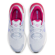Nike Renew Run 2 GS Kids Running Shoes, Grey/Purple, rebel_hi-res