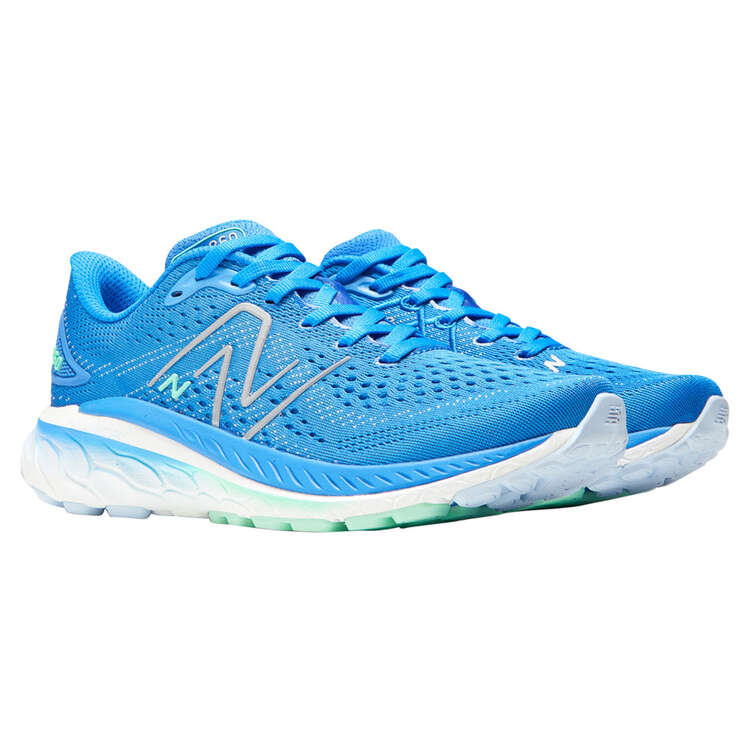 New Balance Fresh Foam X 860 v13 Womens Running Shoes, Blue/White, rebel_hi-res