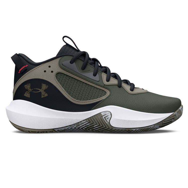 Under Armour Lockdown 6 Basketball Shoes Green US 7, Green, rebel_hi-res