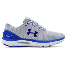 Under Armour Charged Gemini 2020 Mens Running Shoes Grey/White US 7, Grey/White, rebel_hi-res