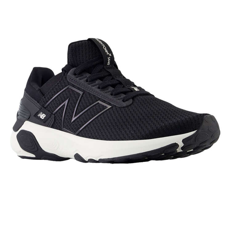 New Balance Fresh Foam X 1440 Womens Running Shoes, Black/White, rebel_hi-res