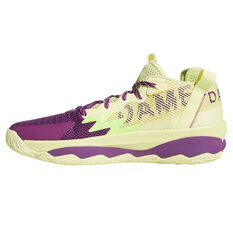 adidas Dame 8 Basketball Shoes Yellow US 7, Yellow, rebel_hi-res