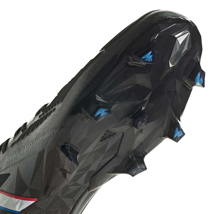 adidas Predator Edge .1 Low Football Boots Black/White US Mens 7 / Womens 8, Black/White, rebel_hi-res