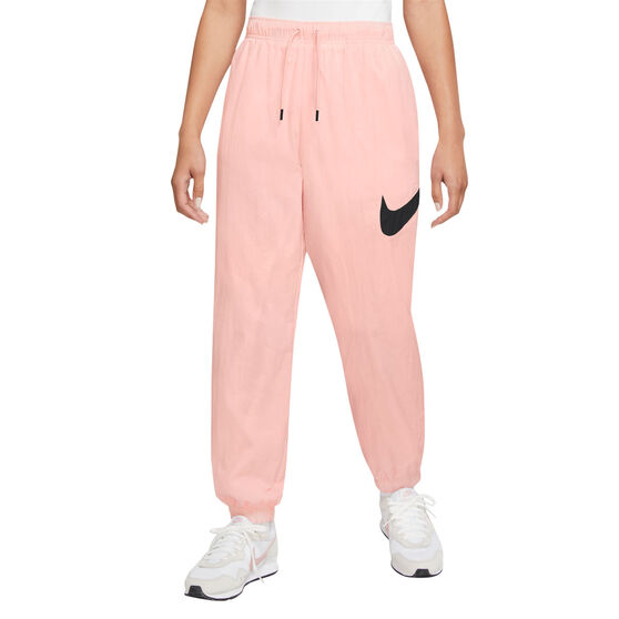 Nike Womens Sportswear Essential Mid-Rise Pants, Pink, rebel_hi-res