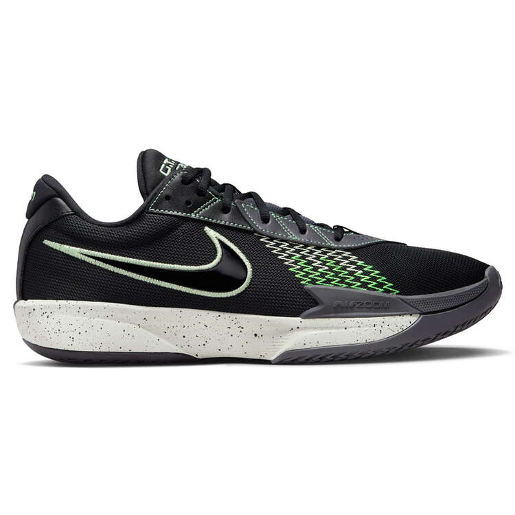 Nike Air Zoom G.T. Cut Academy Basketball Shoes, Black/Volt, rebel_hi-res