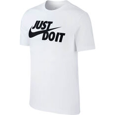 Nike Mens Sportswear Just Do It Tee, White, rebel_hi-res