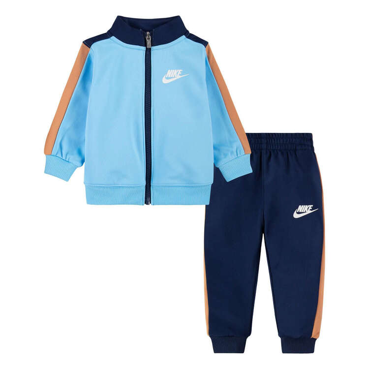 Nike Infant Kids Sportswear Dri-FIT Tricot Tracksuit Set Navy/Blue 12 Months, Navy/Blue, rebel_hi-res